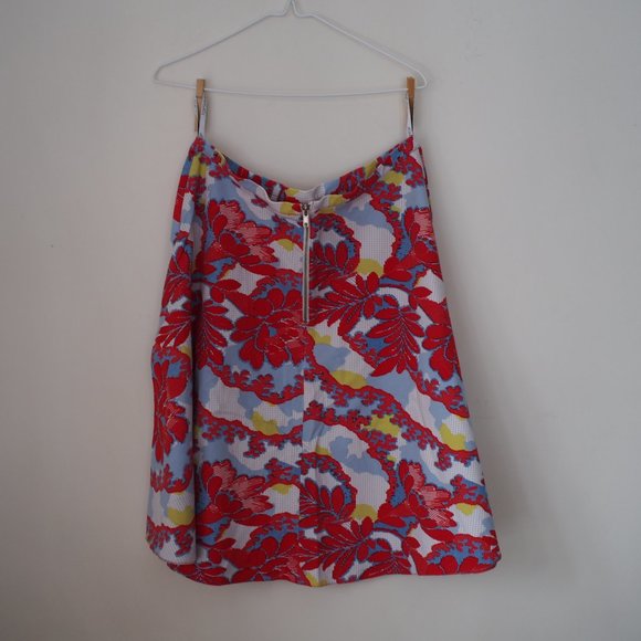 Vibrant floral dotted circle midi skirt by Topshop - Picture 5 of 7